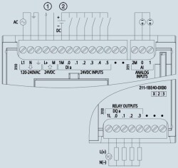 SIEMENS 6ES7211-1BE40-0XB0 /CPU 1211C, AC/DC/REL - 3