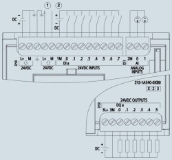 SIEMENS 6ES7212-1AE40-0XB0 /CPU 1212C ,DC/DC/DC - 3
