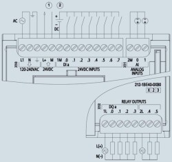 SIEMENS 6ES7212-1BE40-0XB0 /CPU 1212C, AC/DC/REL - 4