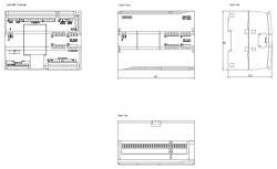 SIEMENS 6ES7215-1HG40-0XB0 S7-1200 CPU 1215C DC/DC/RELAY (14DI 10DQ 2AI 2AQ) - 3