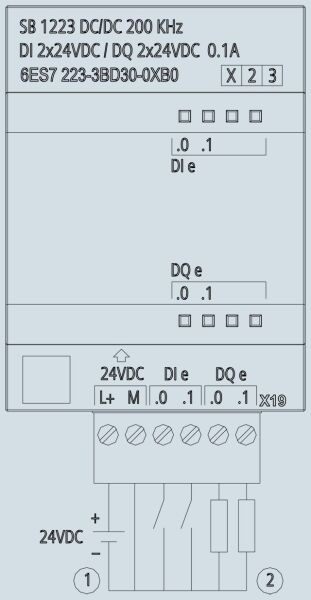 SIEMENS 6ES7223-3BD30-0XB0 S7-1200 DI/DQ X 2 SB1223 (NPN) - 4