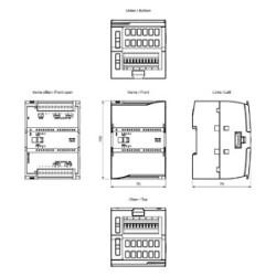 SIEMENS 6ES7226-6RA32-0XB0 /SIMATIC S7-1200, RELAY OUTPUT SM 1226 - 3