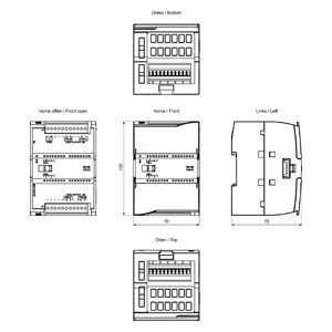 SIEMENS 6ES7226-6RA32-0XB0 /SIMATIC S7-1200, RELAY OUTPUT SM 1226 - 3