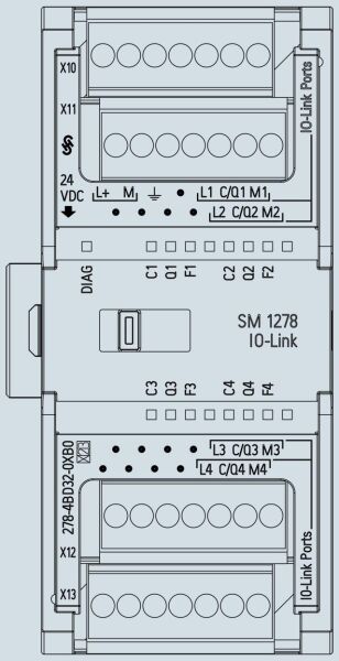 SIEMENS 6ES7278-4BD32-0XB0 S7-1200, SM1278 IO-LINK, 4XIO-LINK MASTER - 4