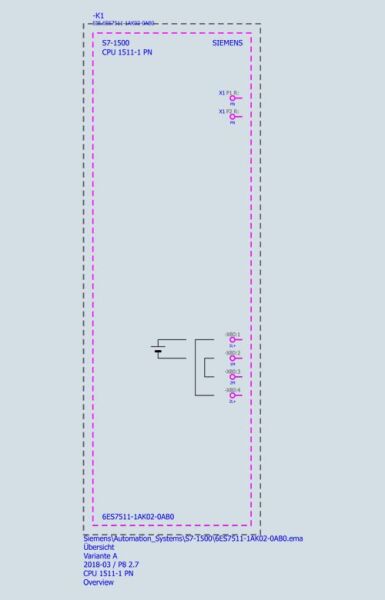 SIEMENS 6ES7511-1AK02-0AB0 /SIMATIC S7-1500, CPU 1511-1 - 4