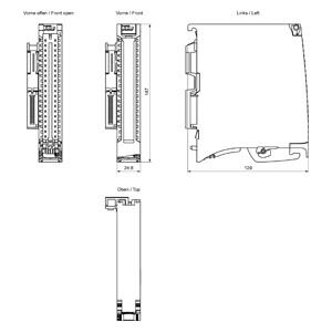 SIEMENS 6ES7521-1BH10-0AA0 /S7-1500, DI 16X24VDC - 4