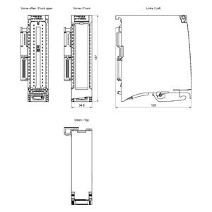 SIEMENS 6ES7521-1BH50-0AA0 S7-1500 DI 16 x 24V DC BA - 4