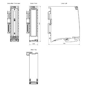 SIEMENS 6ES7521-7EH00-0AB0 S7-1500 DI 16 x 24V DC HF - 4