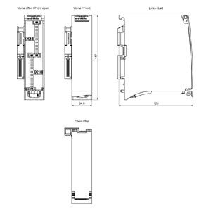 SIEMENS 6ES7523-1BP50-0AA0 S7-1500 DI 32x24VDC BA DQ 32XDC 24V/0.3A - 4