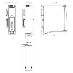 SIEMENS 6ES7541-1AB00-0AB0 S7-1500 CM PTP RS422/485 HF - 4