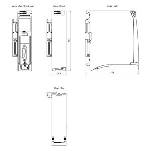 SIEMENS 6ES7541-1AB00-0AB0 S7-1500 CM PTP RS422/485 HF - 4