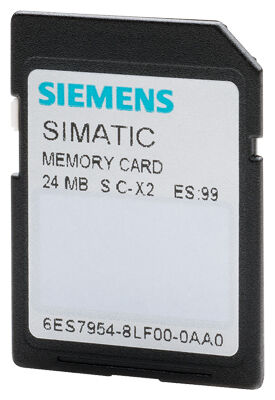 SIEMENS 6ES7954-8LF04-0AA0 S7-1X 00 MEMORY CARD 24 MB - 1