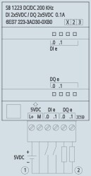 SIEMENS S7-1200 SB1223 5 V DC / 5 V DC, 200 kHz 2DI / 2DO (NPN giriş) - 4
