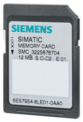 SIEMENS SIMATIC S7-1200 MEMORY CARD 4MB 6ES7954-8LC04-0AA0 - SIEMENS
