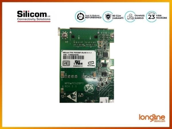 Silicom PEG2BPI Dual Port Gigabit PCI-e Ethernet Bypass Server A - 4