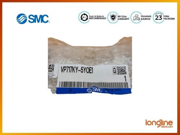 Smc Vp717Ky-5Yoe1 Residual Pressure Relief Valve, 3 Port Solenon - 6