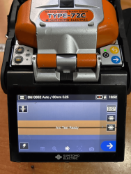 Sumitomo Type-72C Fusion Splicer W/ FC-6S-C Cleaver ARC 3698 (AS IS) - 5