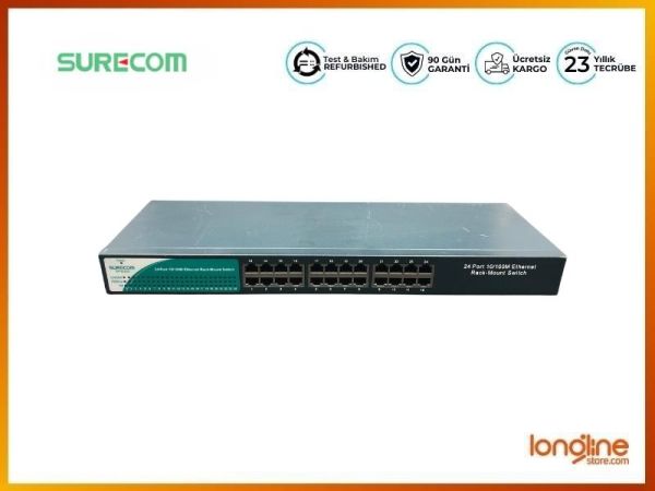 SURECOM EP-824DX 24 PORT 100/10M ETHERNET SWITCH - 7