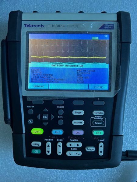Tektronix THS3024 FOUR CHANEL OSCILLOSCOPE 200Mhz 5 Gs/s