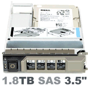 DELL - TFRJ2 DELL 1.8-TB 10K 3.5 SAS 12G w/F238F