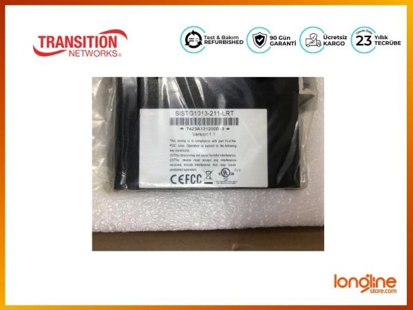 Transition Networks SISTG1013-211-LRT Media Converter 10/100/1000Base-T - 4