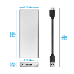 USB 3.0 M2 NGFF SSD SATA Muahafaza Kutu Adaptörü - LNG/M.2NGFFSSD - LONGLINE