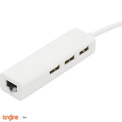 USB 3.0 10/100/1000 Mbps Ethernet Kartı - LNG/USB3PORTETHERNET - 2