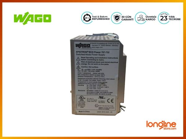 Wago 787-732 Switched-Mode Power Supply 24V / 10A - 3