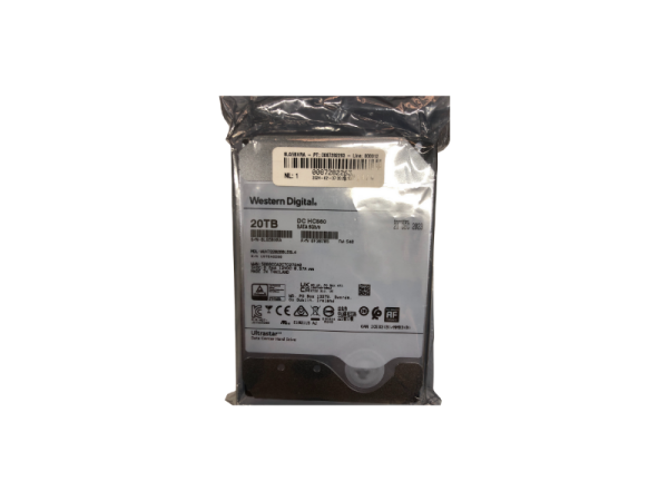 WD Ultrastar 20TB 7200RPM 3.5