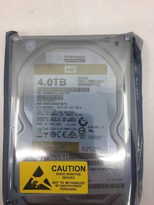 WESTERN DIGITAL GOLD 4TB 7.2K SATA 6GBS 128MB 3.5 HDD