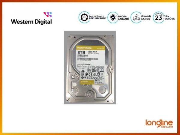 WESTERN DIGITAL WD8004FRYZ 8TB SATA 6GB 7200RPM 256MB HARDDISK